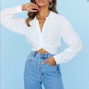 NWT Hello Molly Delicate Lover Crop Top